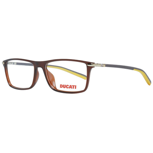 Ducati Men's Optical Glasses – Brown Full-Rim Frame, 56mm
