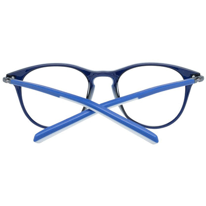 Ducati Men’s Sunglasses – Blue Plastic Frame, Clear Lenses