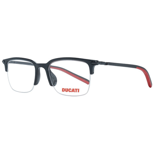 Ducati Men’s Optical Glasses – Black Square Frame, 52mm