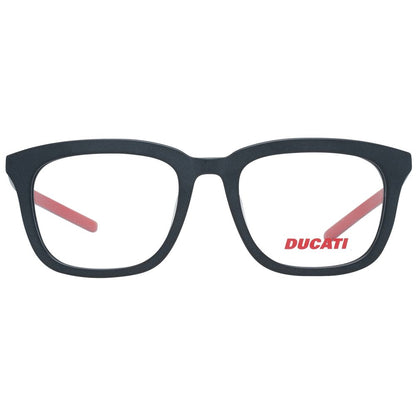 Ducati Men’s Sunglasses – Black Full-Rim Frame, Clear Lenses