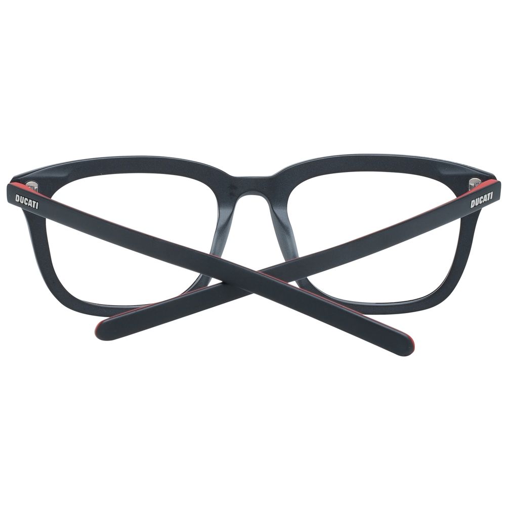 Ducati Men’s Sunglasses – Black Full-Rim Frame, Clear Lenses