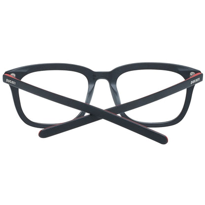Ducati Men’s Sunglasses – Black Full-Rim Frame, Clear Lenses