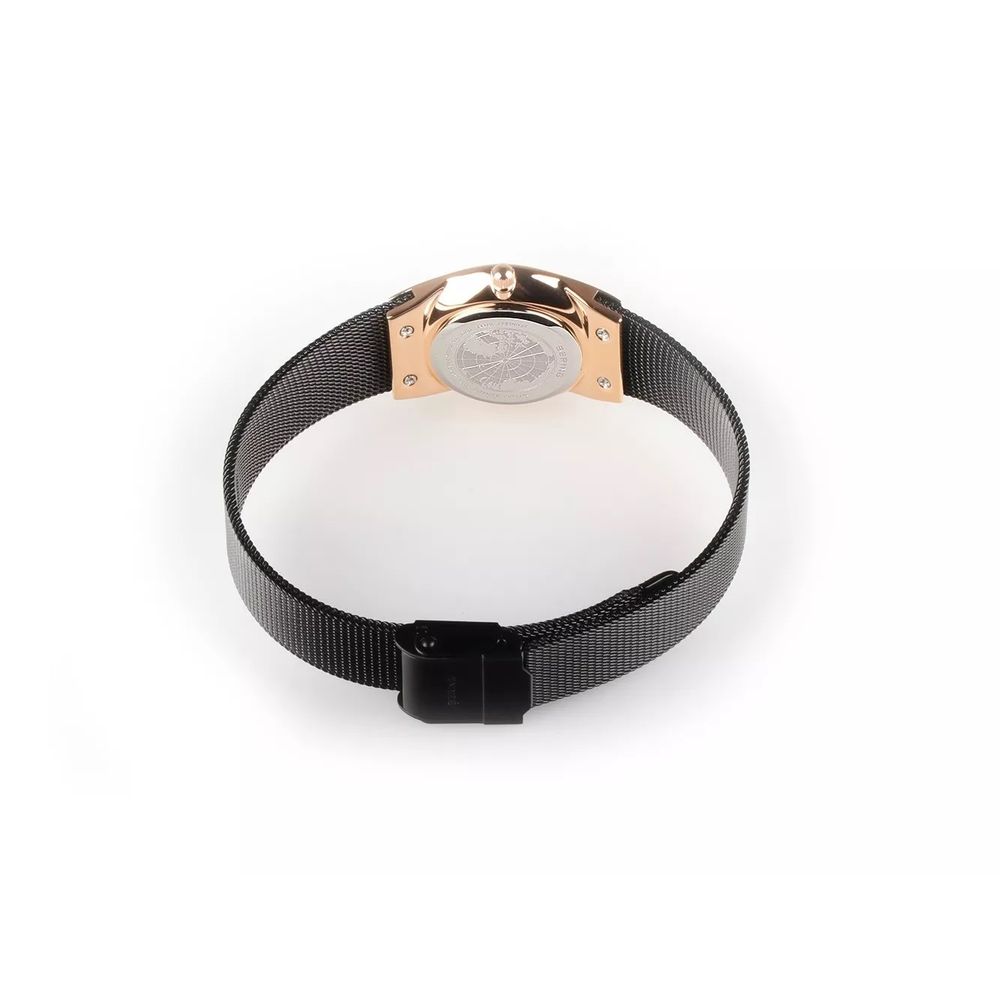 BERING Gray Stainless Steel Dress Watch - Elegance Redefined