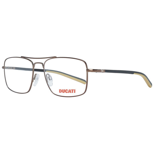 Ducati Men’s Optical Glasses – Brown Full-Rim Frame, 57mm