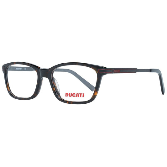 Ducati Men’s Optical Glasses – Brown Square Frame, 54mm