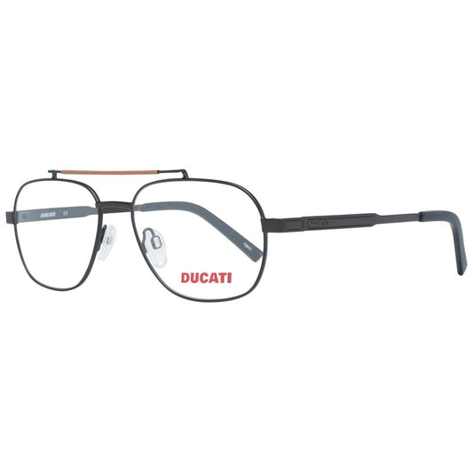 Ducati Men’s Optical Glasses – Black Square Frame, 56mm