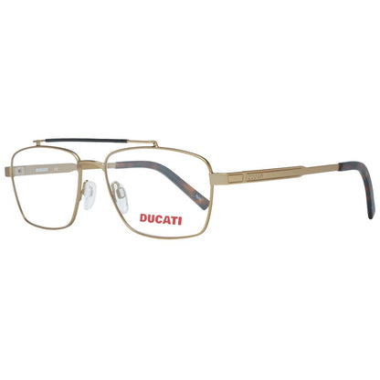 Ducati Men’s Sunglasses – Golden Metal Frame, Clear Lenses