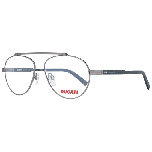 Ducati Men's Optical Glasses – Grey Square Frame, 57mm