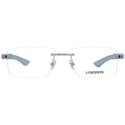 Longines Men’s Sunglasses – Grey Metal Frame, Standard Lenses