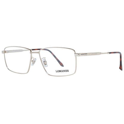Longines Men’s Sunglasses – Golden Metal Frame, Clear Lenses
