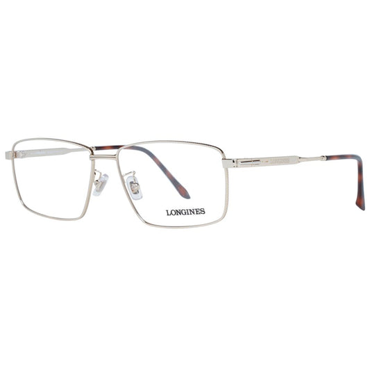 Longines Men’s Sunglasses – Golden Metal Frame, Clear Lenses