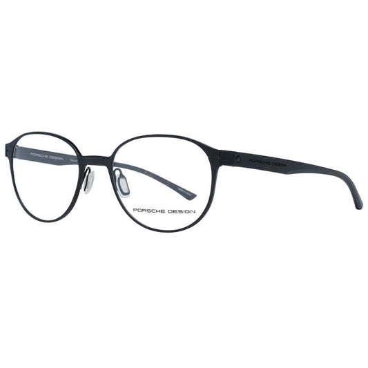 Porsche Design Men's Round Titanium Optical Frames P8345-A | Matte Black | 50-18-140mm