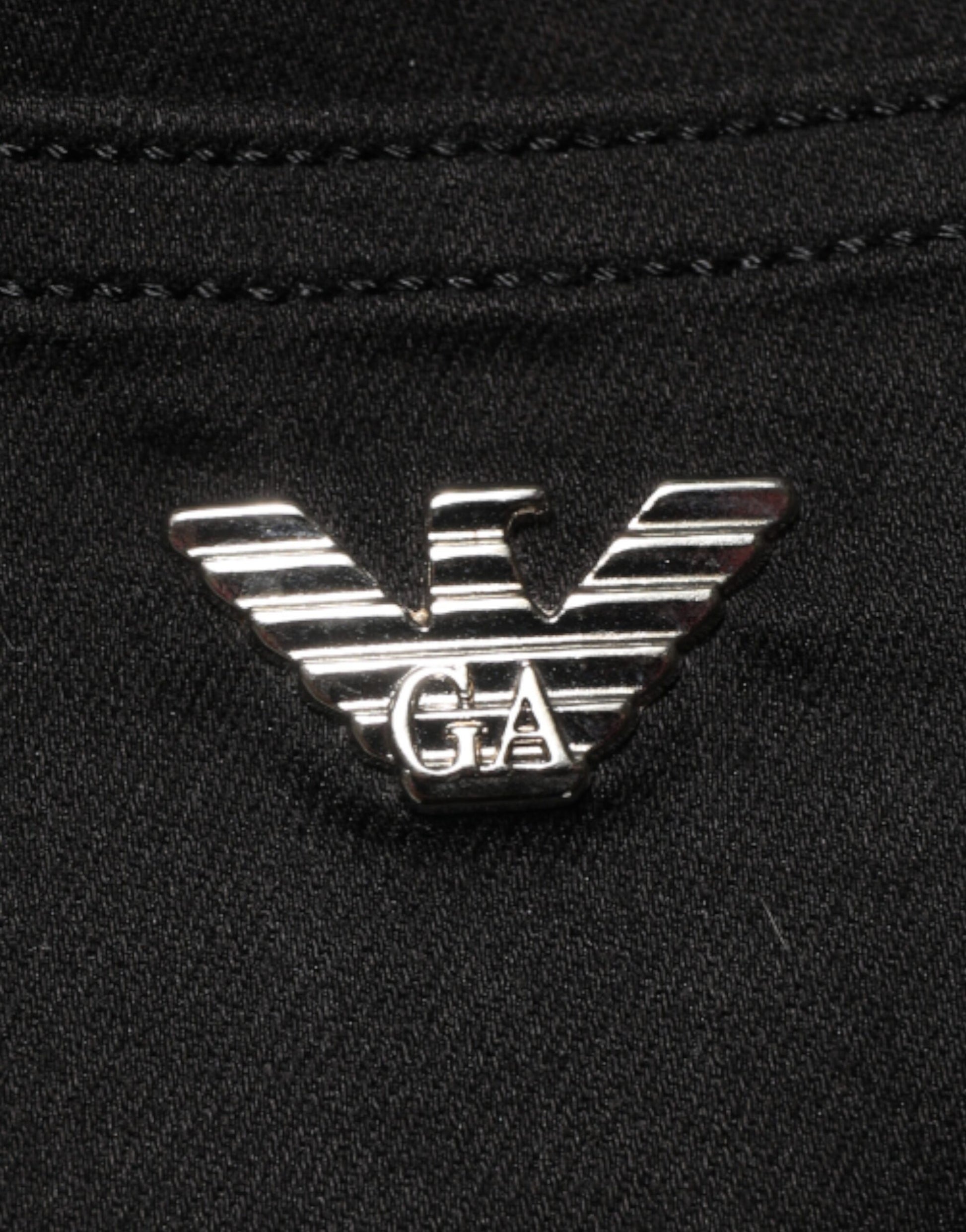 Armani Jeans Black Mid Waist Cotton Stretch Skinny Denim Jeans