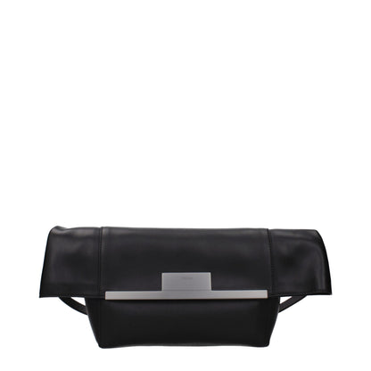 Max Mara Black Leather Shoulder Bag - Timeless Elegance
