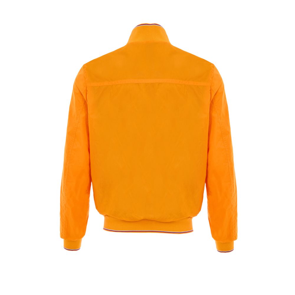 Paul & Shark Orange Polyamide Bomber Jacket