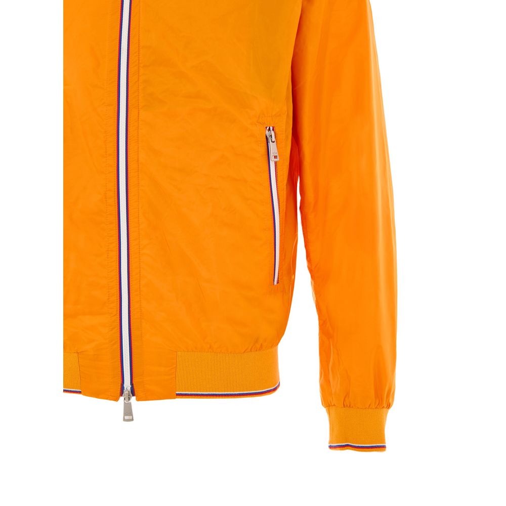 Paul & Shark Orange Polyamide Bomber Jacket