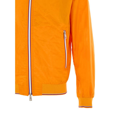 Paul & Shark Orange Polyamide Bomber Jacket