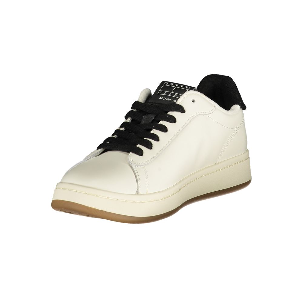 Tommy Hilfiger White Leather Women Sneaker