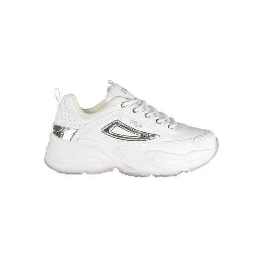 Fila White Polyester Women Sneaker