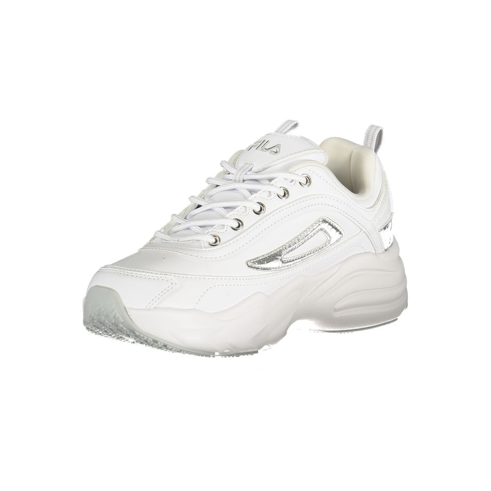 Fila White Polyester Women Sneaker