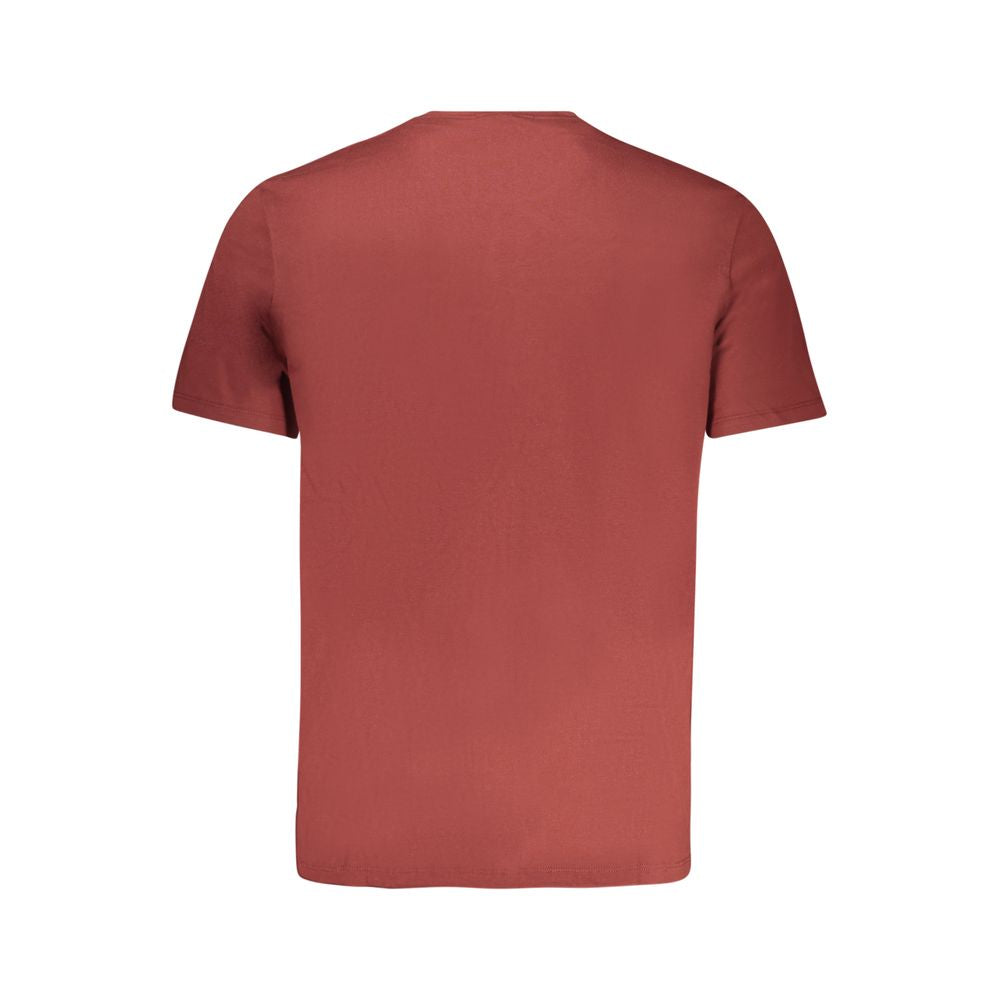 Calvin Klein Brown Cotton Men T-Shirt