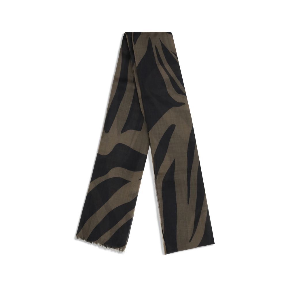 Brunello Cucinelli Multicolor Cashmere Scarf - Timeless Elegance