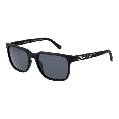 Gant Men’s Sunglasses – Black Stainless Steel Frame, Grey Polarized Lenses