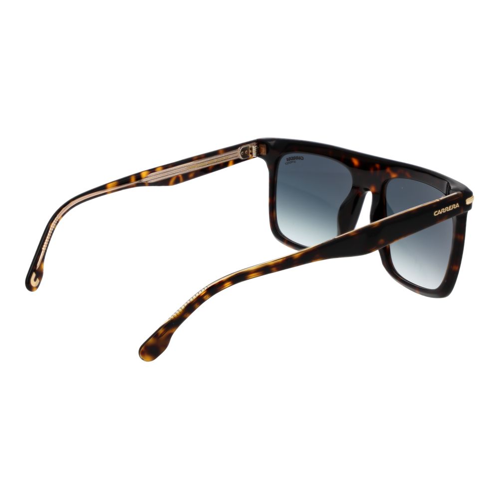 Carrera Men’s Sunglasses – Brown Square Frame, Green Gradient Lenses