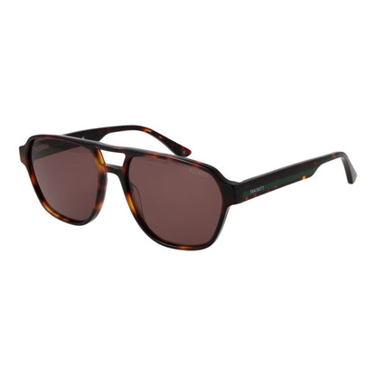 Hackett Brown Acetate Sunglasses – Stylish Aviator Design