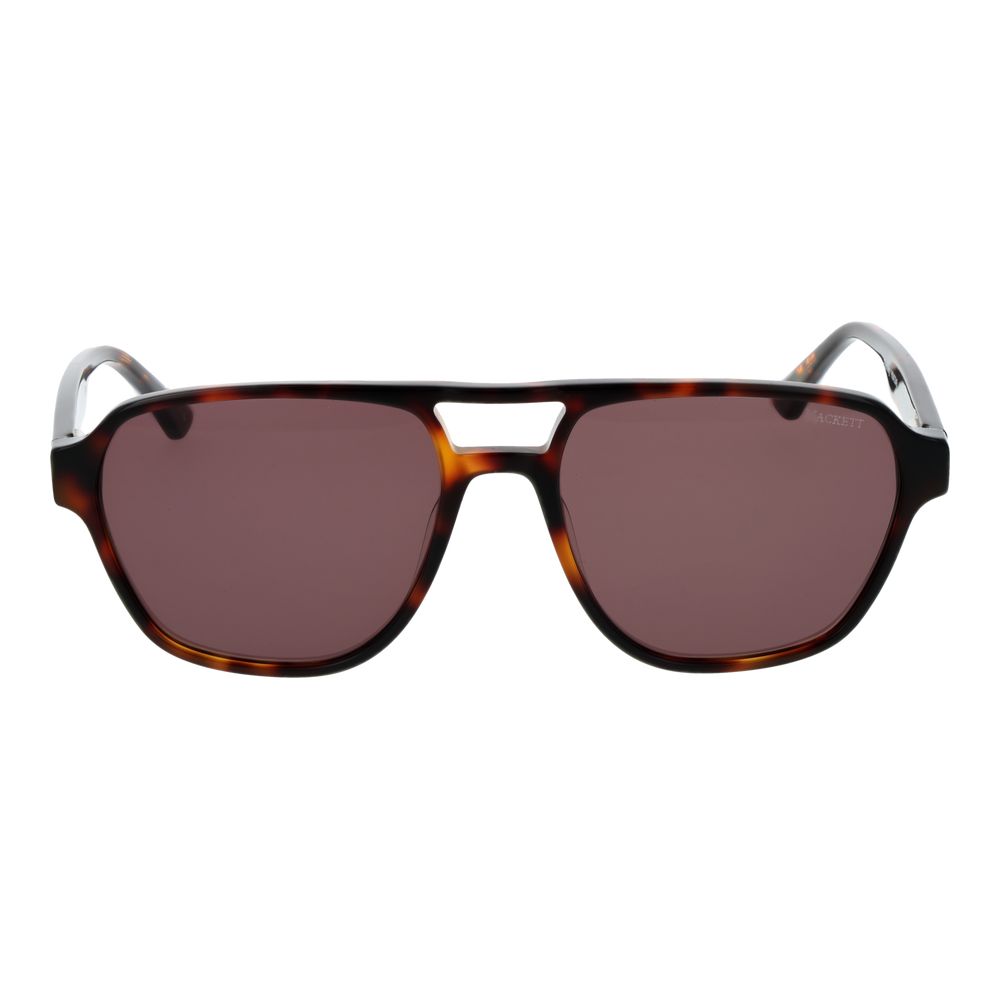 Hackett Brown Acetate Sunglasses – Stylish Aviator Design