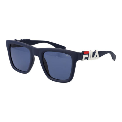 Fila Men’s Sunglasses – Blue Square Frame, Blue Lenses