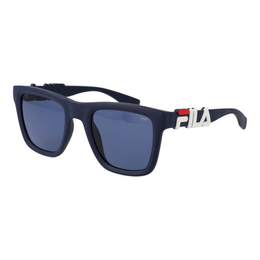 Fila Men’s Sunglasses – Blue Square Frame, Blue Lenses