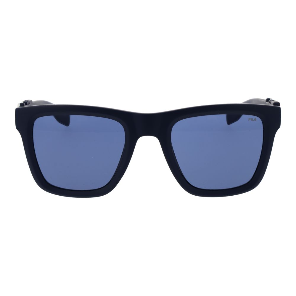 Fila Men’s Sunglasses – Blue Square Frame, Blue Lenses