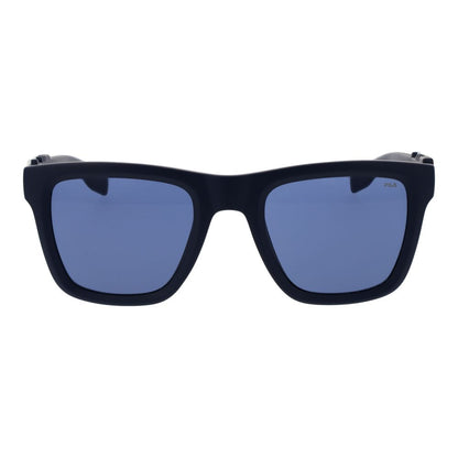 Fila Men’s Sunglasses – Blue Square Frame, Blue Lenses