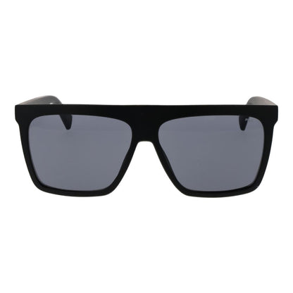 Fila Men’s Sunglasses – Black Square Frame, Grey Lenses
