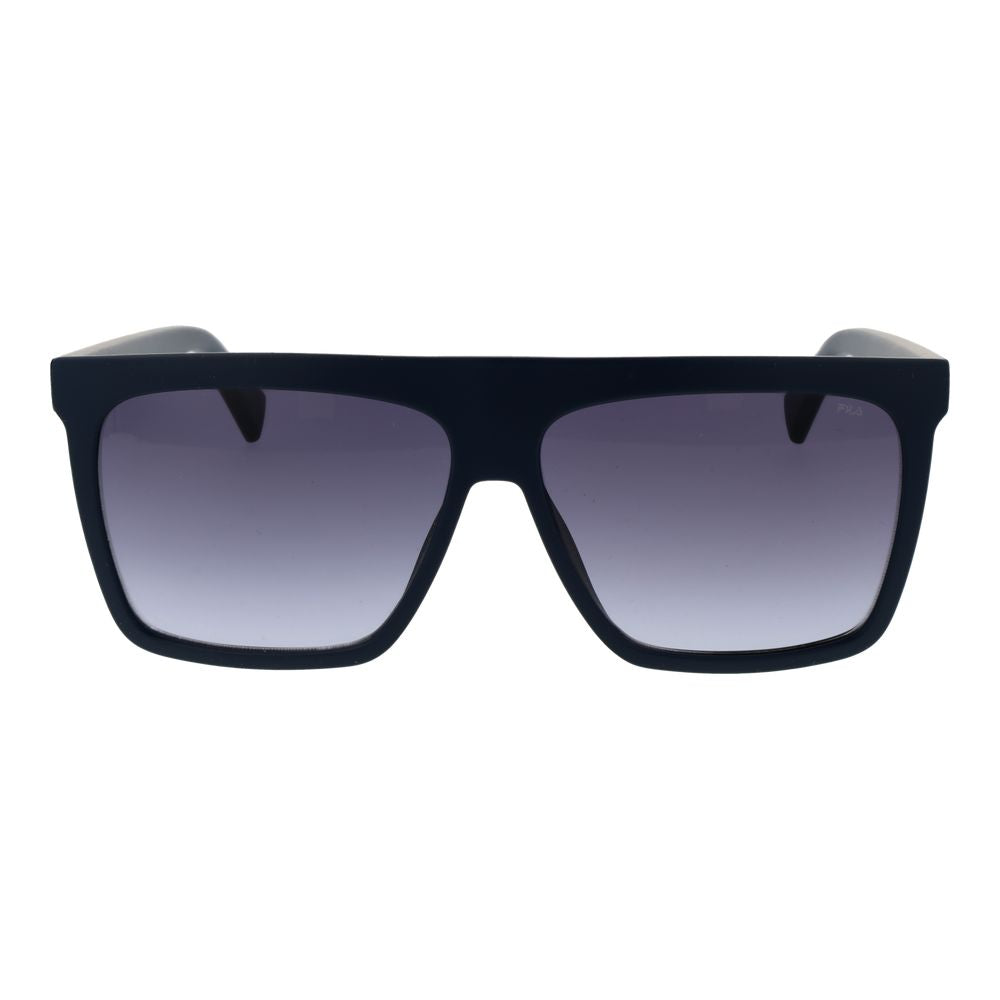 Fila Men’s Sunglasses – Blue Square Frame, Gradient Lenses