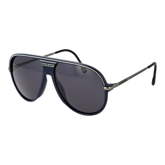 Carrera Men's Sunglasses – Blue Aviator Frame, Grey Lenses