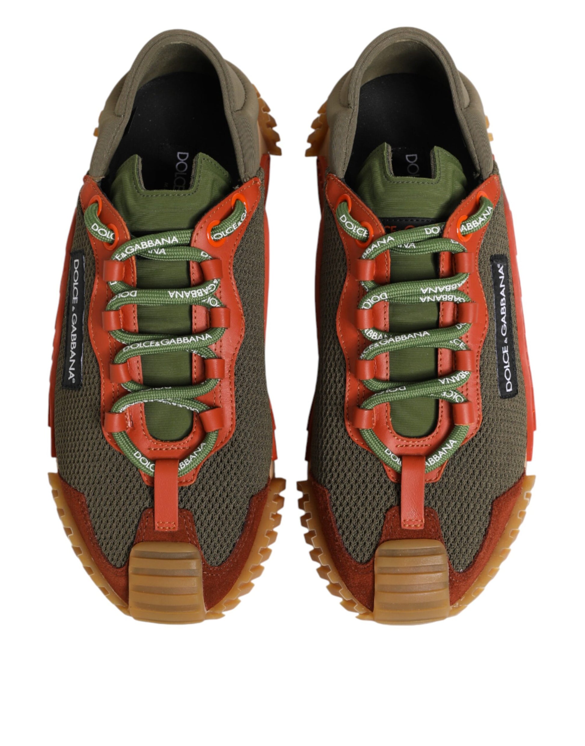 Dolce & Gabbana Multicolor Lace Up Low Top NS1 Sneakers