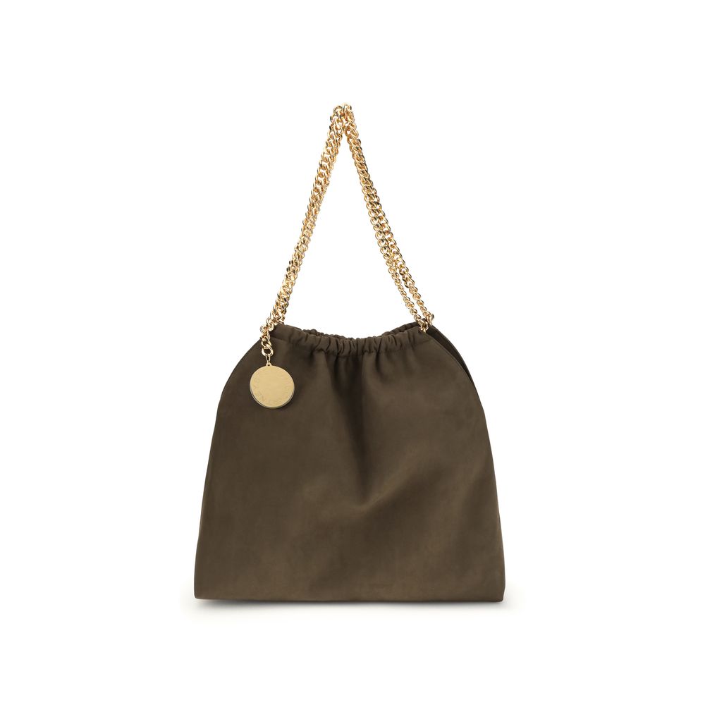 Stella McCartney Falabella Mini Tote Bag in Brown Polyester