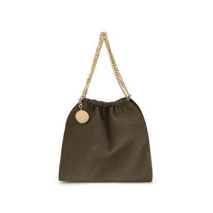 Stella McCartney Falabella Mini Tote Bag in Brown Polyester