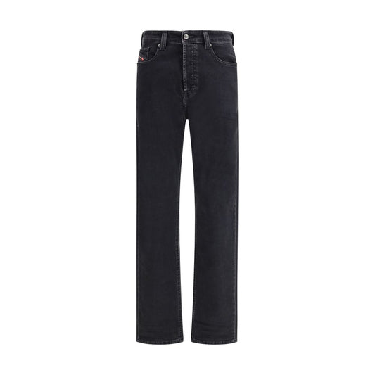 Diesel Black Cotton Relaxed Fit Jeans - Regular 1988 D-Ark 09M69