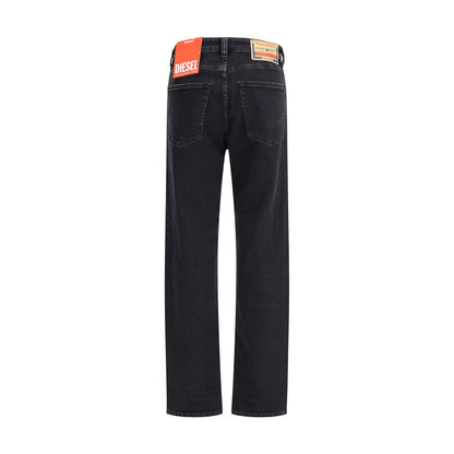 Diesel Black Cotton Relaxed Fit Jeans - Regular 1988 D-Ark 09M69