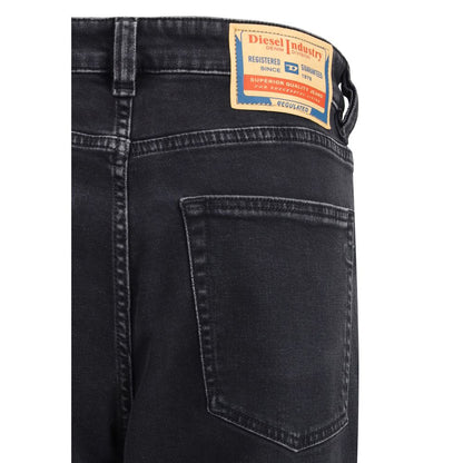Diesel Black Cotton Relaxed Fit Jeans - Regular 1988 D-Ark 09M69