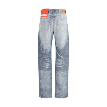 Diesel 1971 D-Sent Regular Jeans - Blue Cotton Straight-Leg