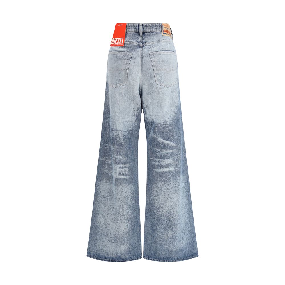 Diesel D-Sire 1996 Blue Cotton Flared Jeans