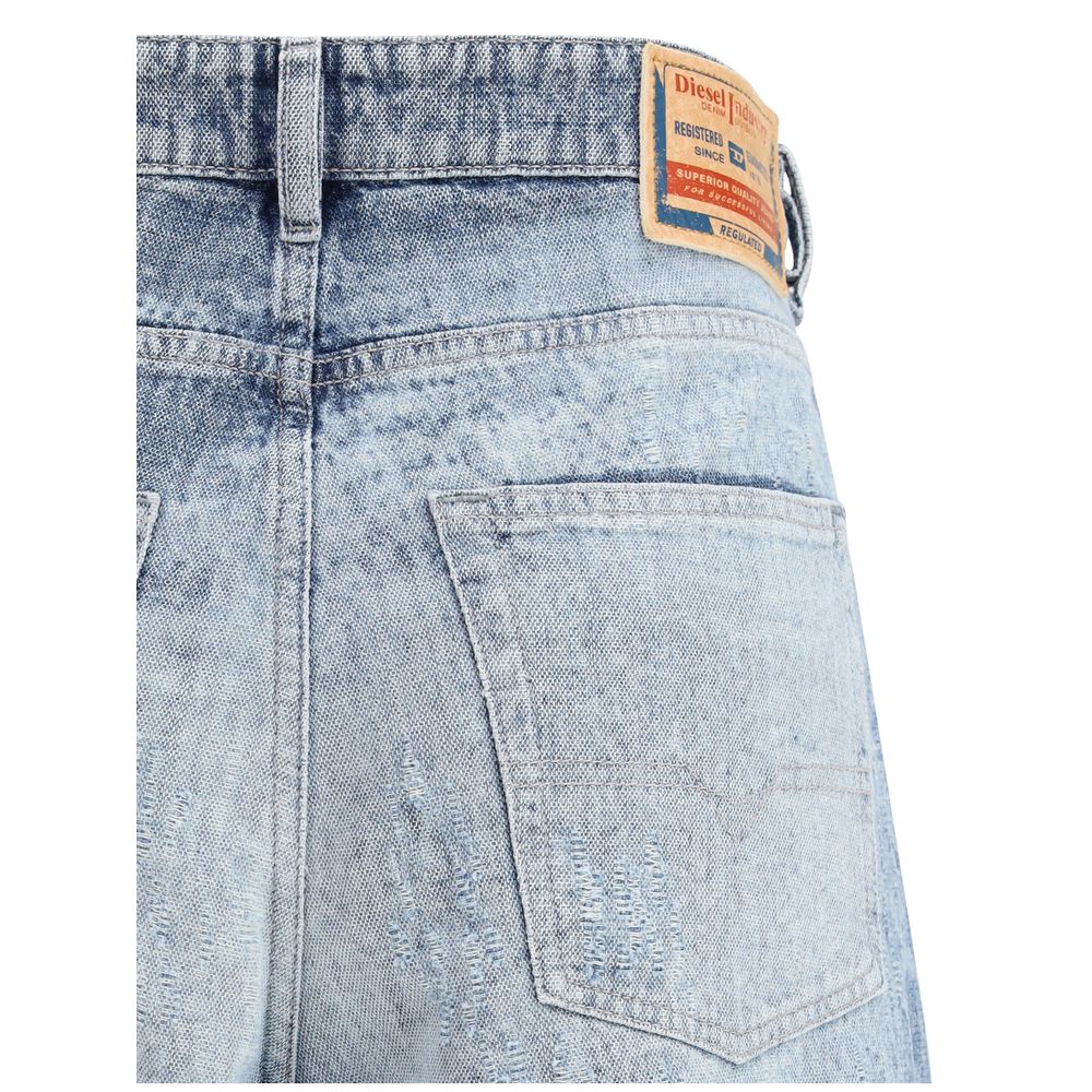 Diesel D-Sire 1996 Blue Cotton Flared Jeans