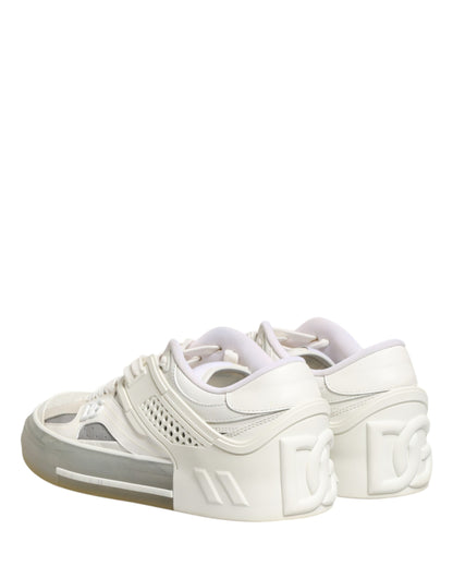Dolce & Gabbana White DG Logo CUSTOM 2.Zero Sneakers Shoes