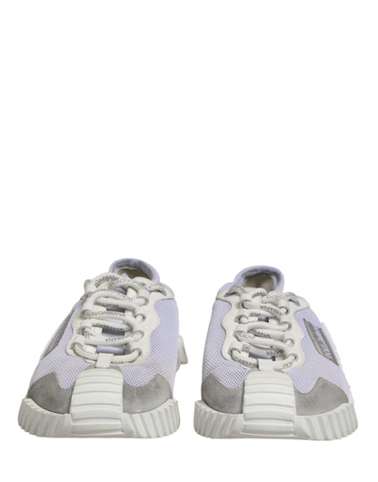 Dolce & Gabbana White Lace Up Low Top NS1 Sneakers for Men