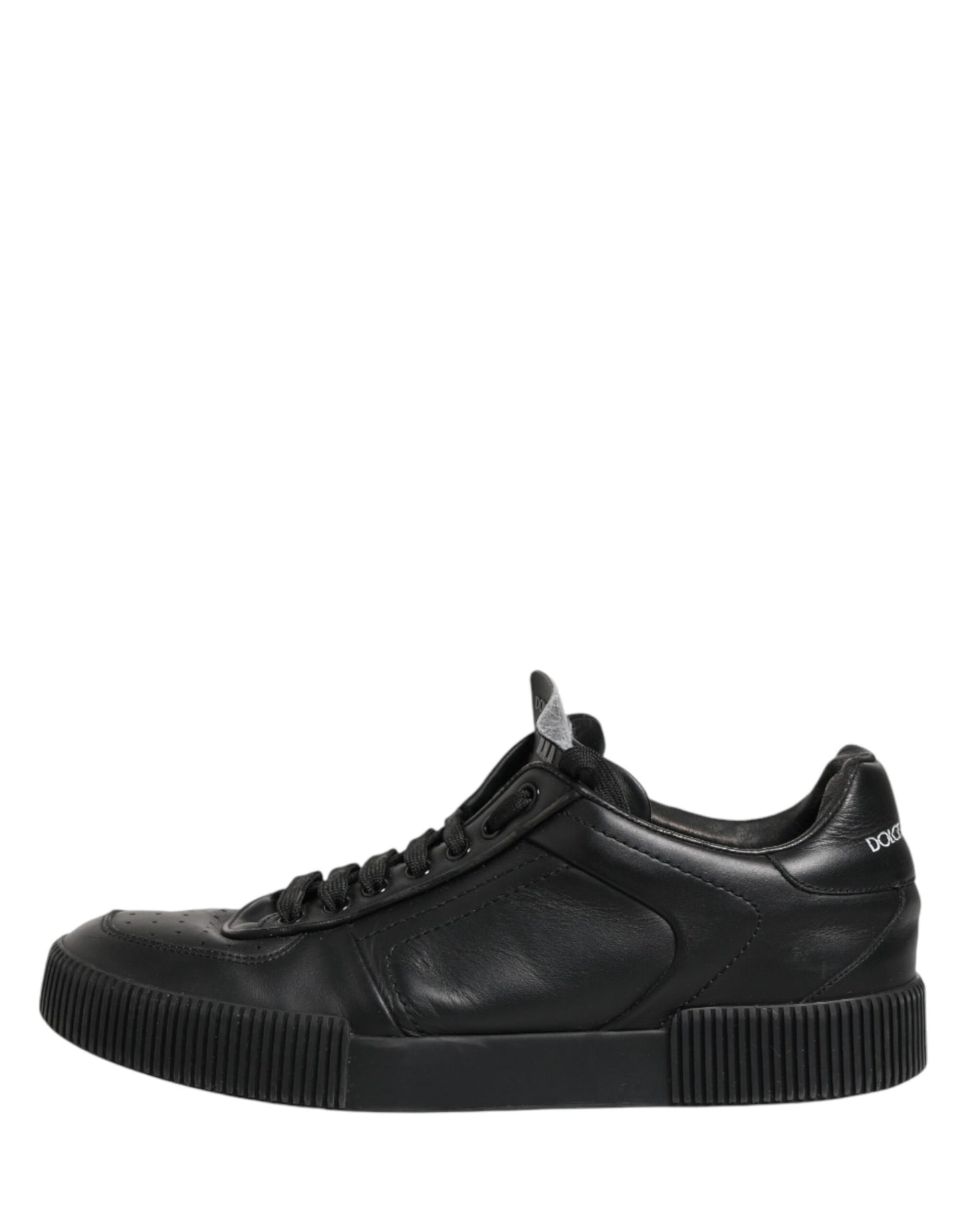 Dolce & Gabbana Black MIAMI Calf Low Top Men Sneakers  Shoes