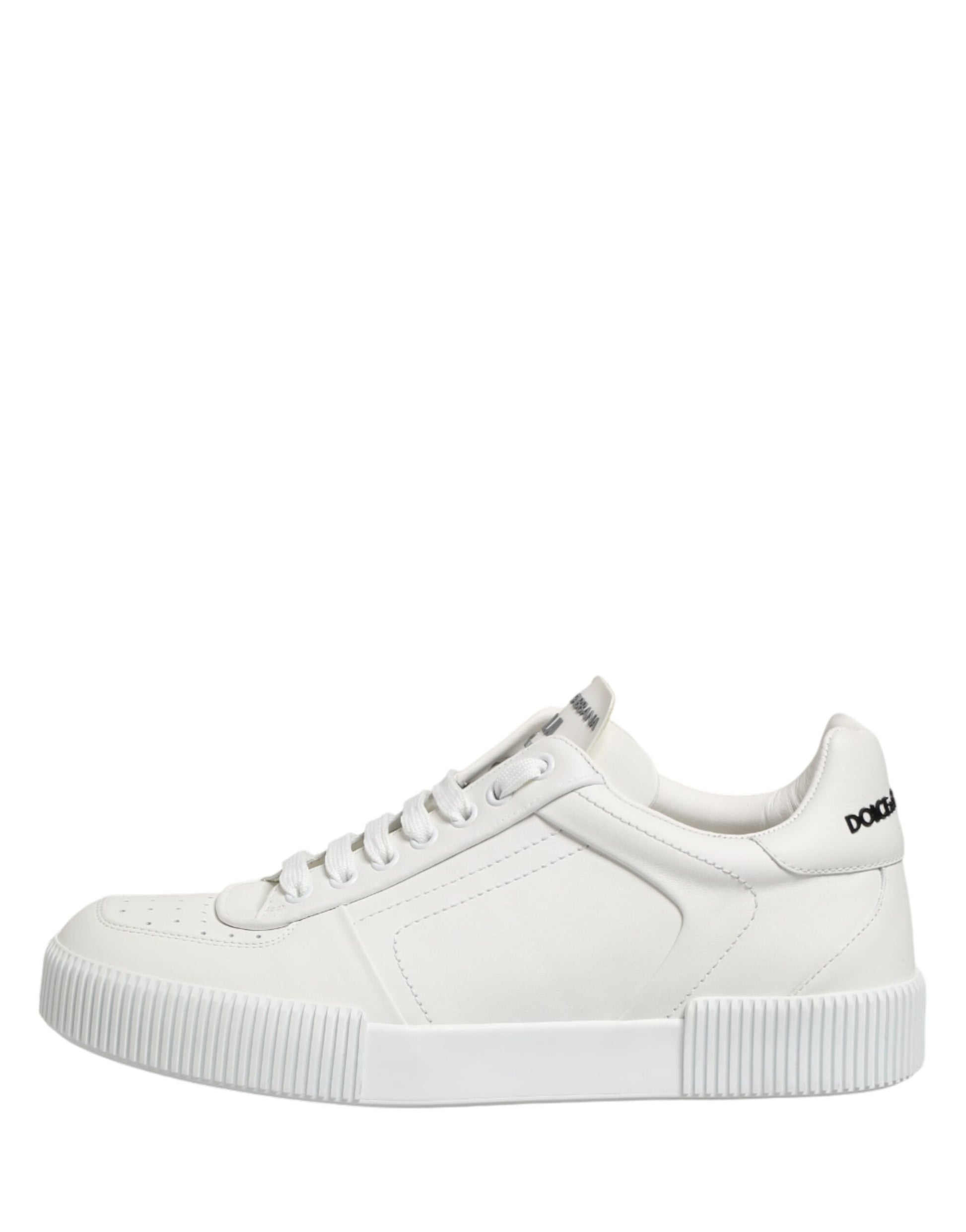 Dolce & Gabbana MIAMI Calf Low Top Men Sneakers - White